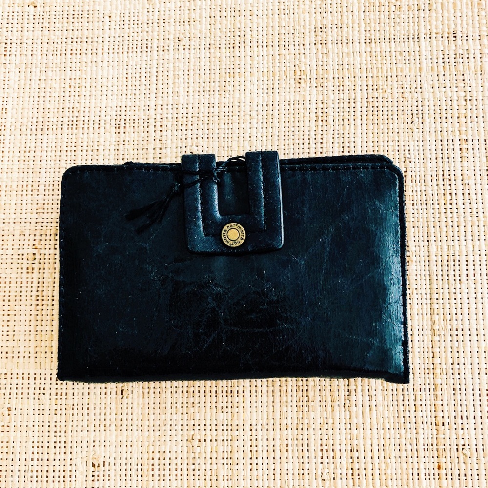 Matt & Nat black Euro wallet - brand new with tags